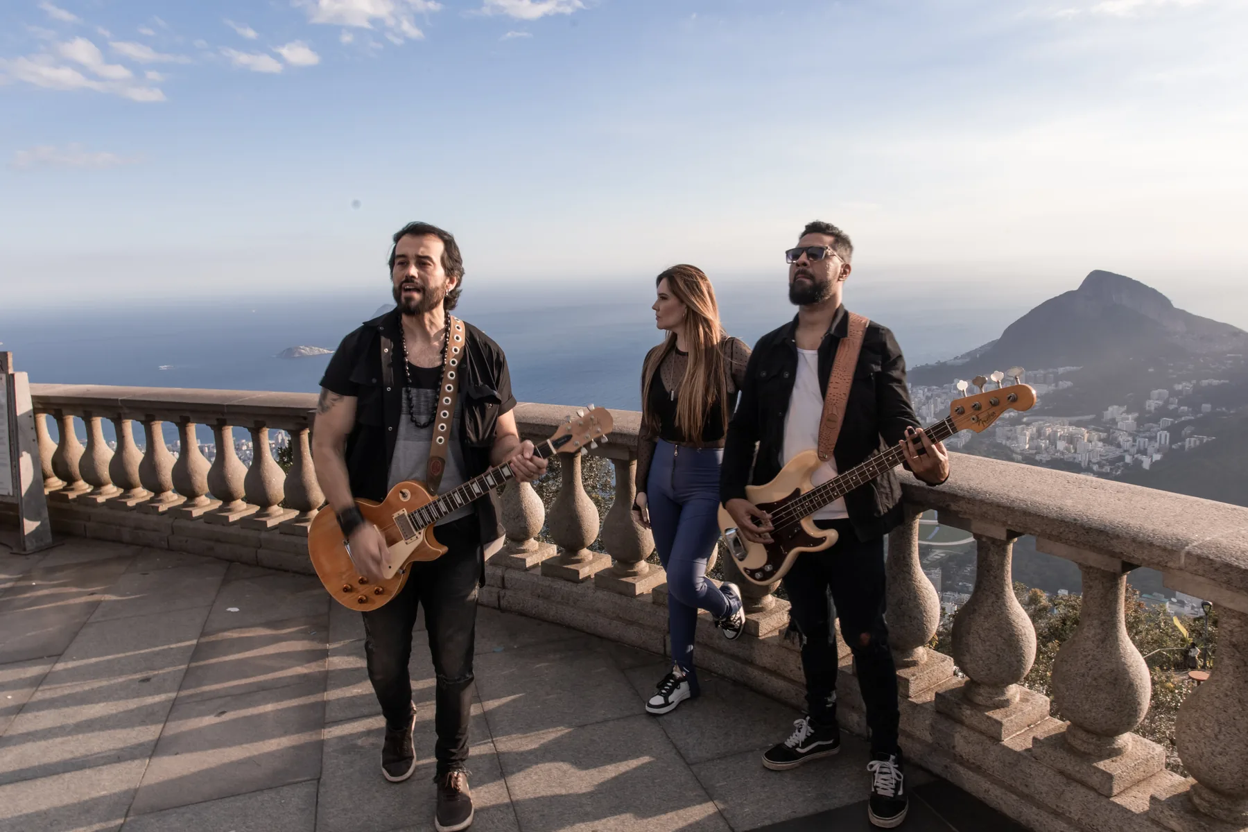 Banda MAHI em ensaio no Rio de Janeiro